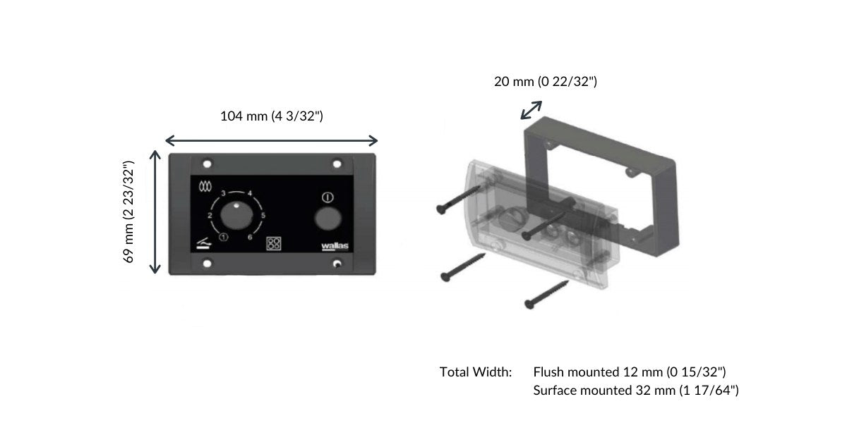 Wallas 85DT Diesel-Einbaukocher