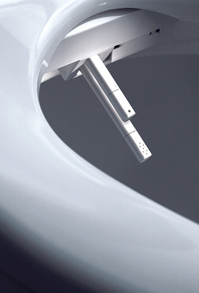Tecma E-Breeze Toilette 12V mit Bidet, Heizung, Trockner, Softclose, Touch Control in schwarz, Magnetventil