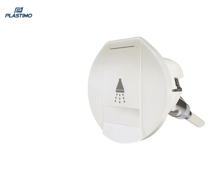 PLASTIMO Box für Heckduschen, weiß, ex 62033