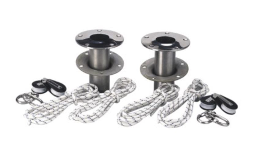 PLASTIMO Davits Paar bis max. 100 oder 160 Kg aus Edelstahl 316