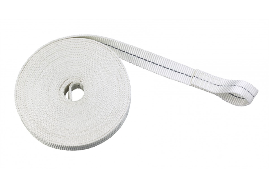 PLASTIMO reflektierende Sorgleine weiß, von 6 bis 14 Meter, Sicherheitsleine, 2er Pack