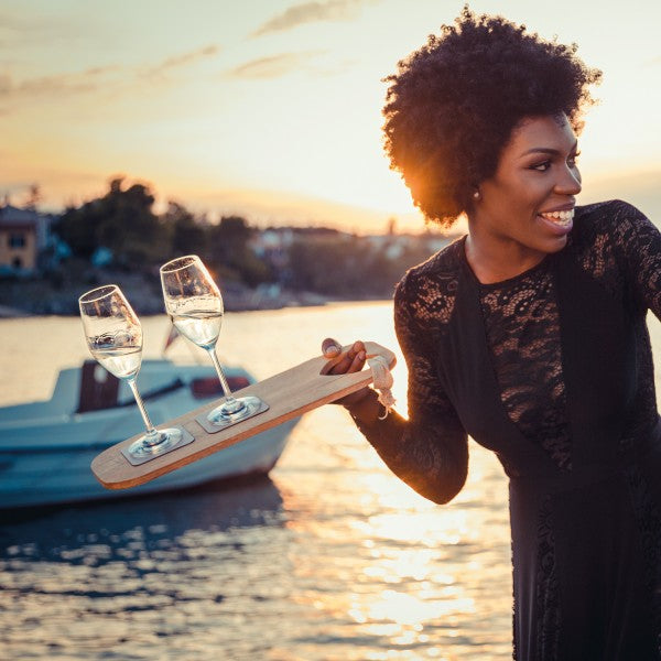 silwy - Magnet-Kristallgläser CHAMPAGNER