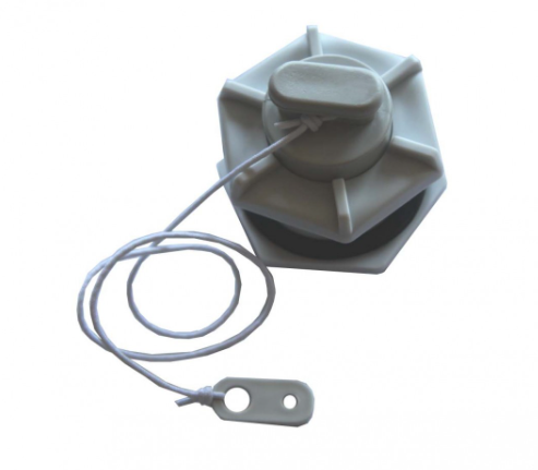 PLASTIMO Lenzventil Sechseckig grau fuer Annexe