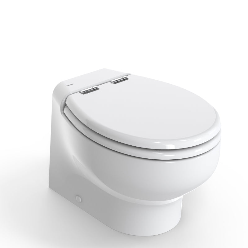 Tecma Silence Plus 2G Toilette 12V Short weiß, Softclose, All in one 2 Tasten, Magnetventil