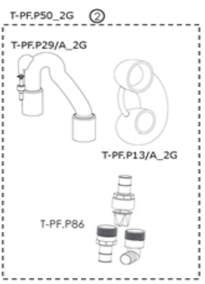 Tecma Schlauch-Kit für Design und Flexi Line