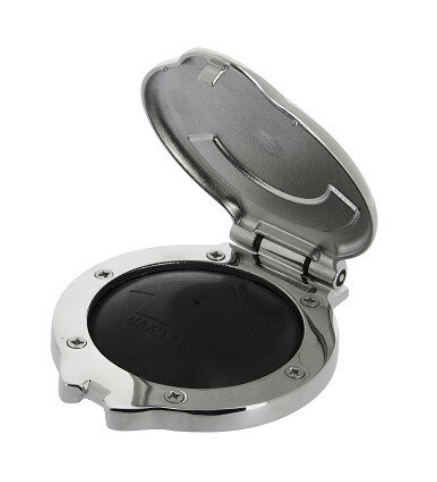 Maxwell Fußschalter, Gehäuse Edelstahl