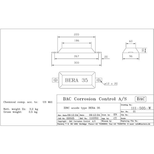 BAC-Bera Zinkanode Typ-35