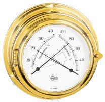 BARIGO Typ Yacht Thermo/Hygrometer Skal Ø100mm