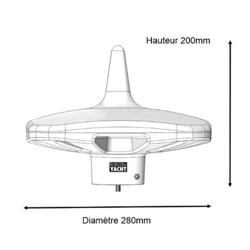 Digital Yacht DTV100 HD TV MARINE ANTENNA SYSTEM