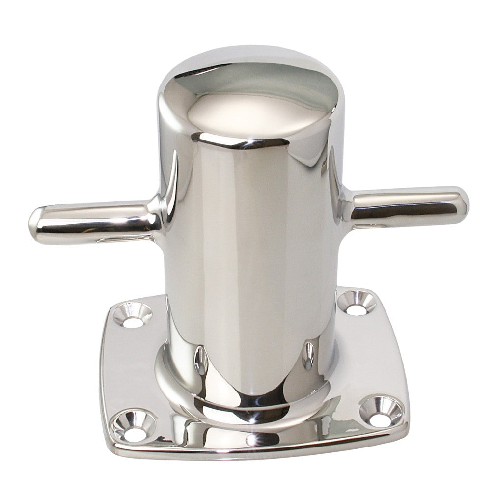 Edelstahl-Poller Basis 90mm x 90mm