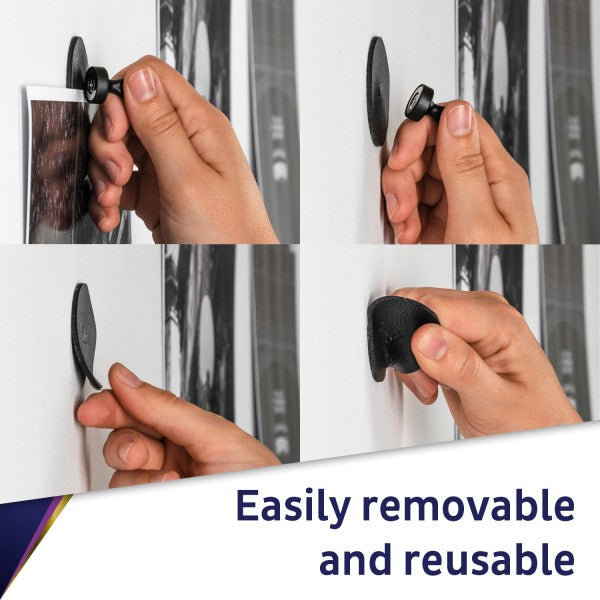 silwy - Magnet-Pins "FLEX" inkl. Metall-Nano-Gel-Pads