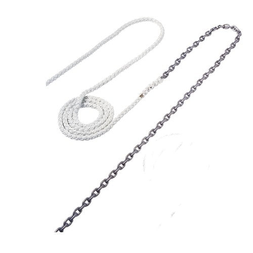 Maxwell 20m 1mm Kette x 100m 16mm 8 Geflecht/Nylon