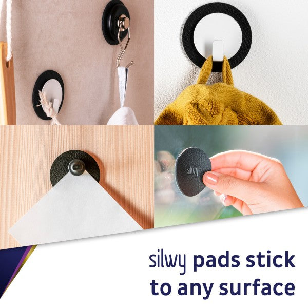 silwy - Metall-Nano-Gel-Pads, 4er-Set