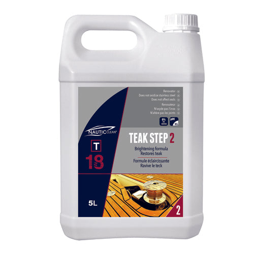 NAUTICclean T18 Teak Aufheller Step 2.5 L