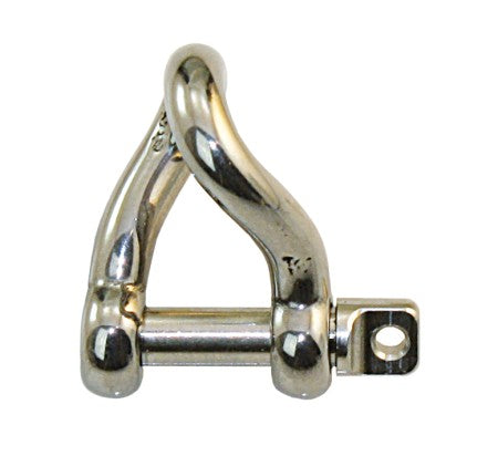 Edelst.-Schäkel geschm. gedreht kurz 3/16" 5mm