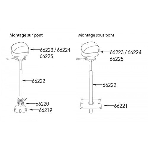 Plastimo ADAPTER FOR FOOTSTOOL BASEMENT