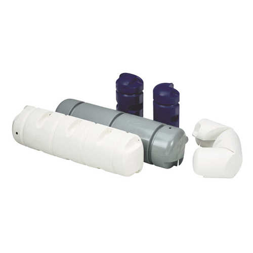 PLASTIMO Bumper 3/4, standard, weiss,25x90cm