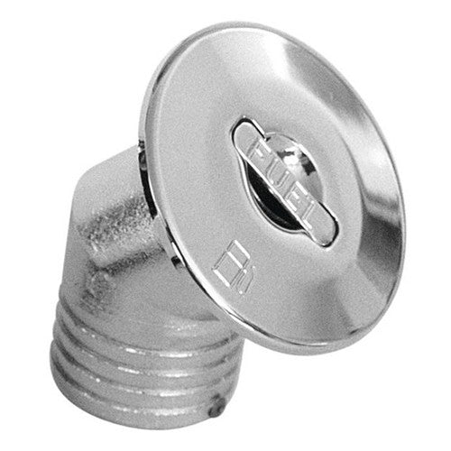 PLASTIMO CHR.BR FUEL CAP OFFSET 45° 38MM