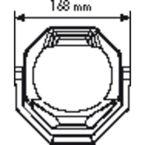 PLASTIMO Contest 130 schwarz, rote Rose, Bügelhalterung