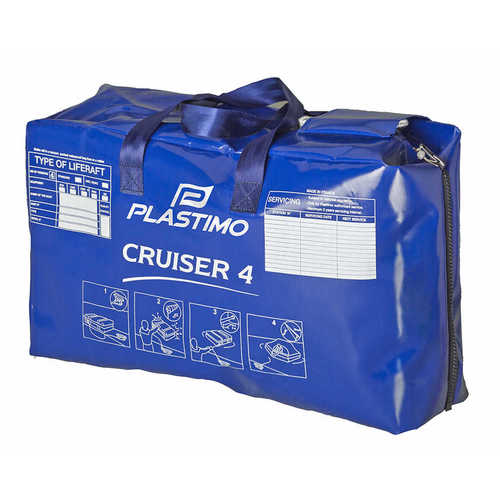 PLASTIMO Cruiser ORC+ Rettungsinsel, 4 Pers., Tas.
