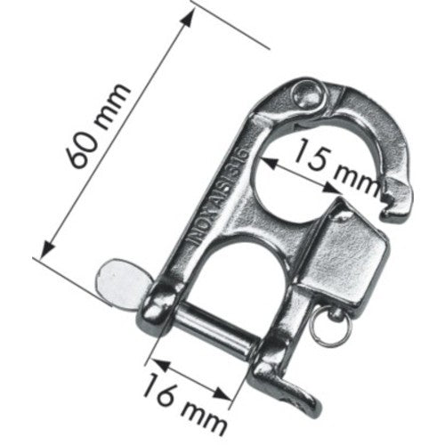 PLASTIMO FEST-SCHNELLVERSCHLUSS-SCHNAPPHAKEN