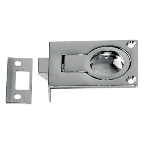 PLASTIMO FLUSH RING PULL & LATCH CHR.BR 58X40