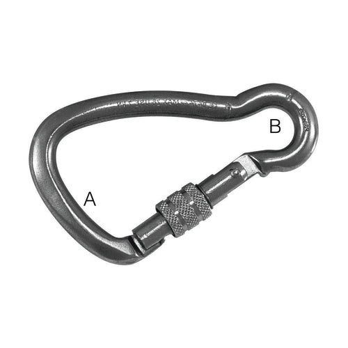 PLASTIMO HOOK RING CARBINE ST/ST 125MM Ø23 ASS