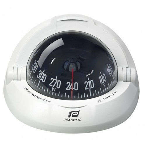 PLASTIMO Kompaß OFF115 Weiß Einbau,Weiß concave R