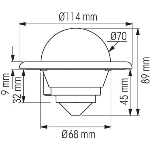 PLASTIMO KOMPASS MINI C WEISS