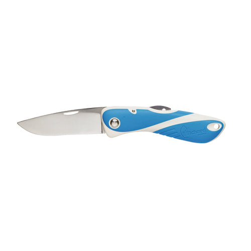 PLASTIMO MESSER AQUATERRA SMOOTH BLADE BLAU/WEISS