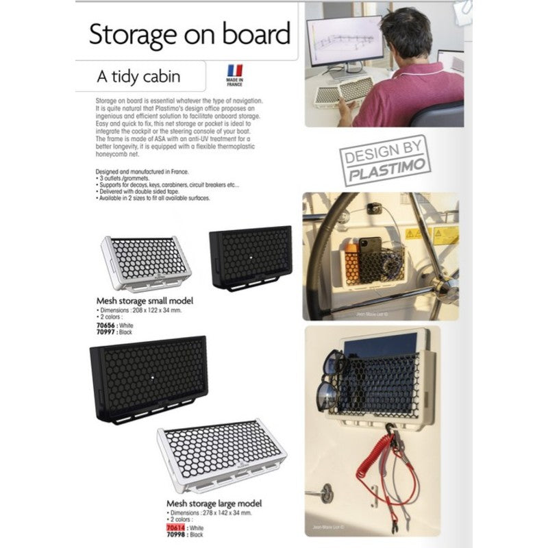 Plastimo Organizer Mesh, S, weiß