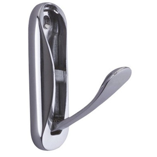 PLASTIMO RETRACT.TOWEL RACK CHR.BR 75X25