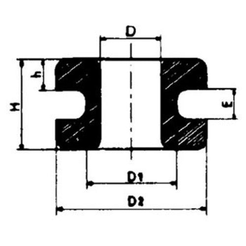 PLASTIMO RUBBER CABLE OUTLET Ø5.5MM