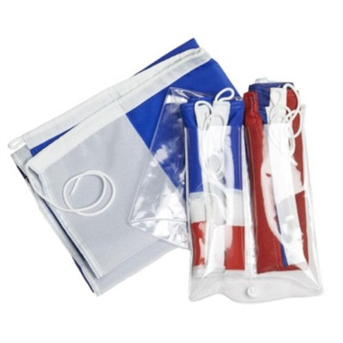 PLASTIMO SATZ MIT 3 FLAGGEN CM 50x60