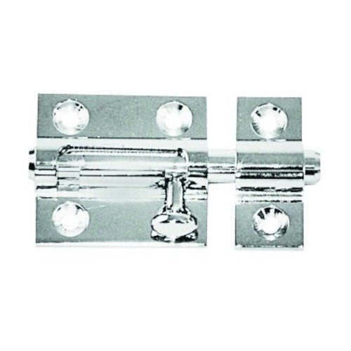 PLASTIMO SLIDING BOLT CHR.BR 8MM AXIS 40X30