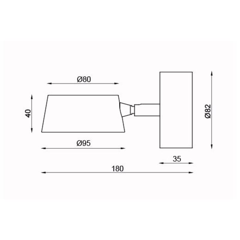 Prebit LANA, chrom-glanz, Rot