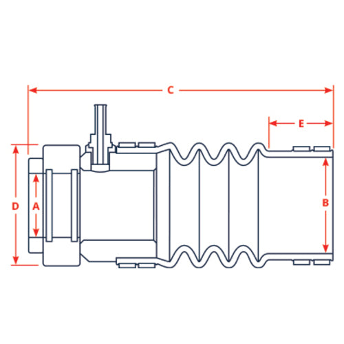 PSS-Dichtung PRO 65mm Welle, 4' Stevenrohr