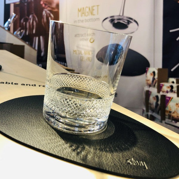 silwy - Metall-Nano-Gel-Platzset mit Leder-Coating