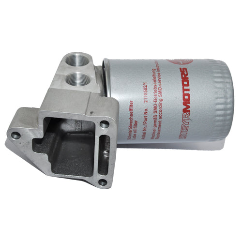 Steyr OELFILTERKOPF MIT FILTER, LACKIERT