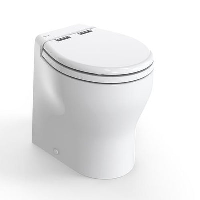 Tecma Elegance 2G Toilette 24V Standard schwarz, All in one 1 Taste, Magnetventil