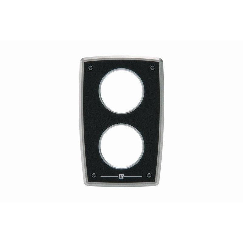 Vetus Alu-Instrumentenpanel MPA22, schwarz, 12 V