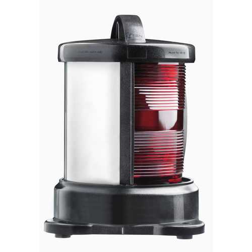 Vetus Backbordlaterne Typ-55 schwarz