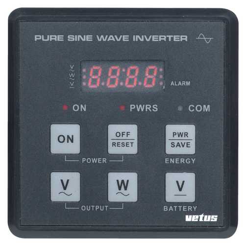 Vetus Fernbedienung für Wechselrichter 12/24V