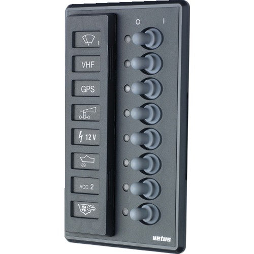 Vetus Schalterpaneele für 8 Sicherungen/Automatik-