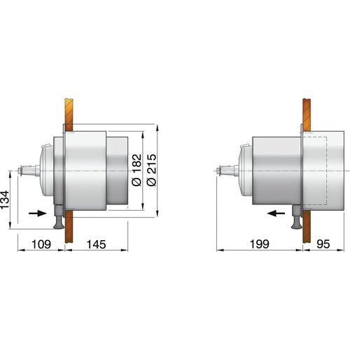 Vetus Teleskopauszug für HTP-Pumpen