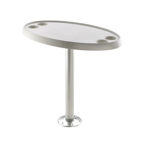 Vetus abnehmbarer Tisch, Oval oder Rund