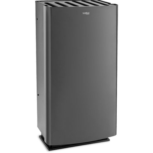 Wallas 26CC Hütten-Heizung 900-2600W dunkelgrau, ohne Frontplatte