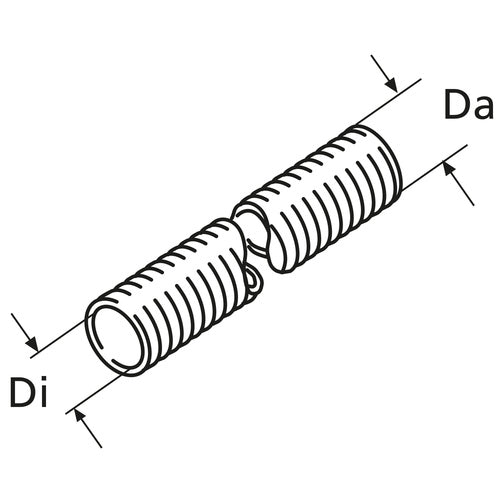 Webasto Flex Waermeschutzrohr D28, L=324 Glasfase