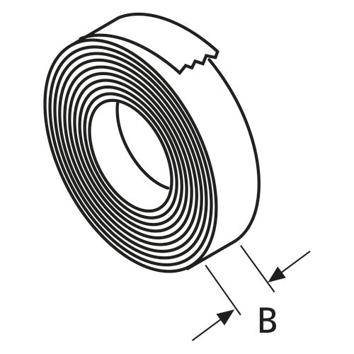 Webasto Isolierbinde B=60, L=50 m, Glasfaser