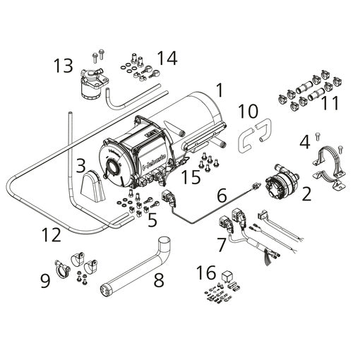Webasto LU TTP120 12V BASIC